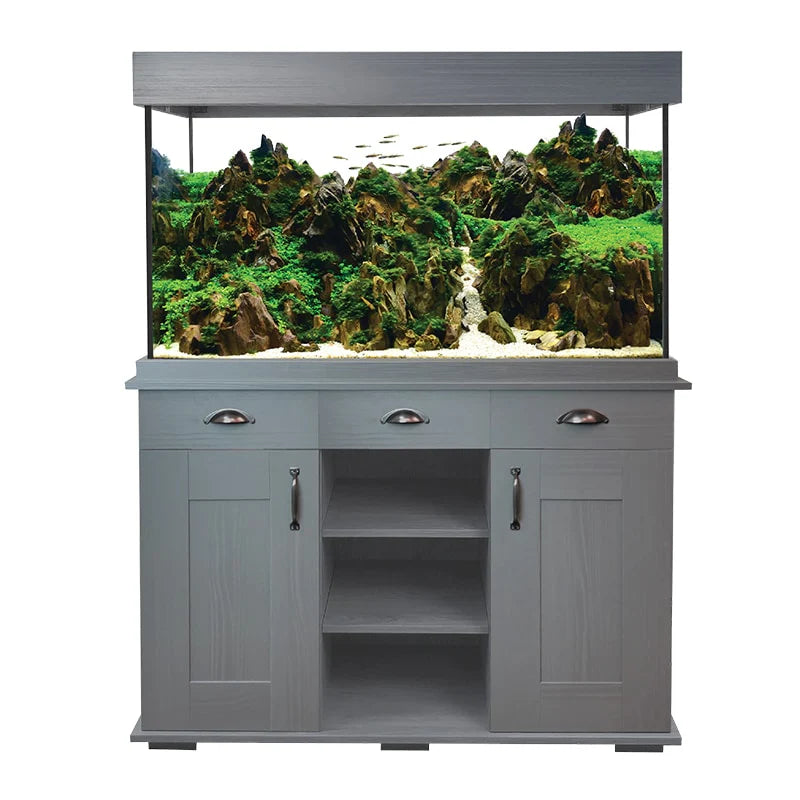 Fluval Shaker Fish Aquarium & Cabinet Set 252L Slate Grey
