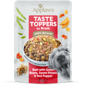 Applaws Tasty Toppers dog Pouch, Beef with Green Beans, Sweet Potato & Red Pepper in Broth, 85g