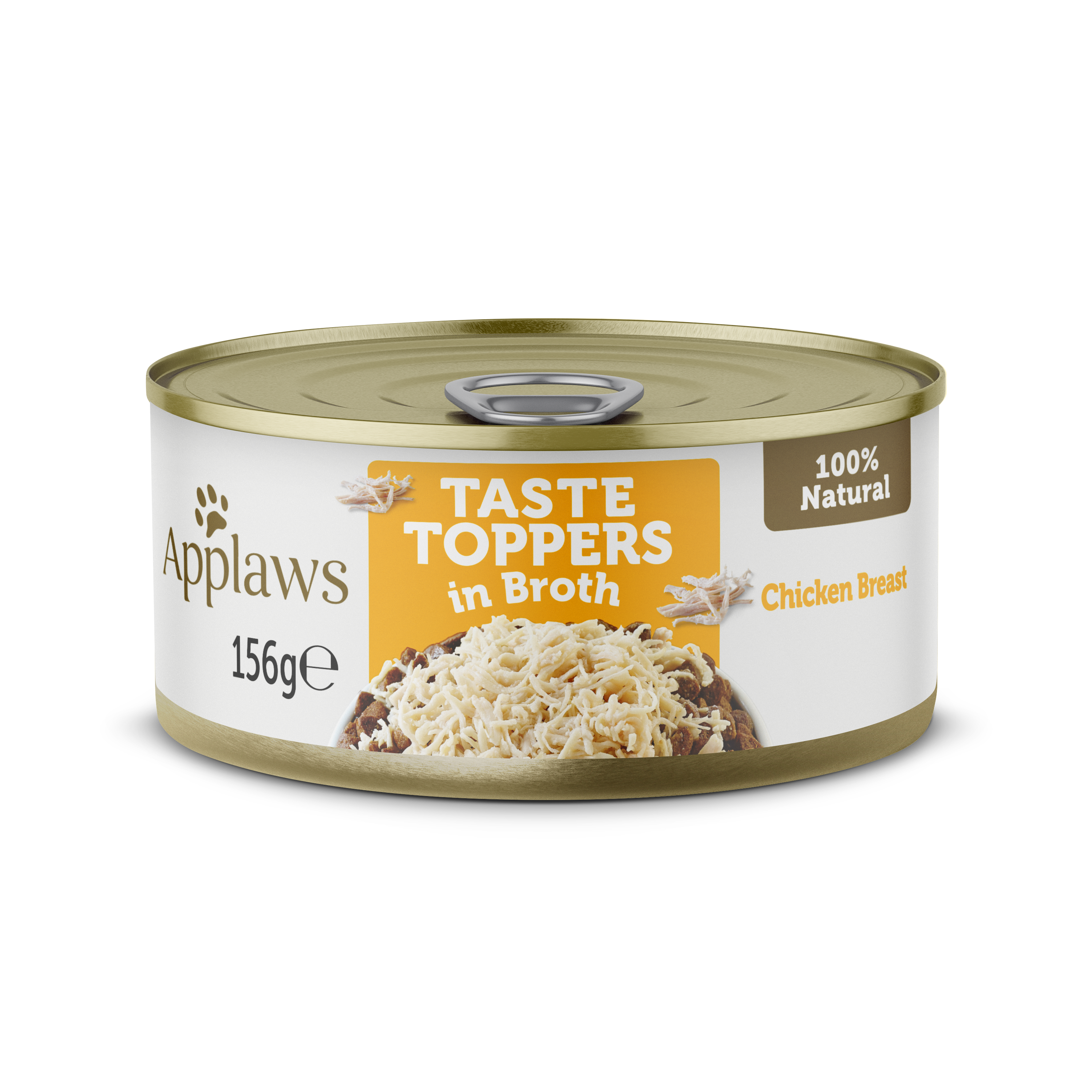 Applaws Tasty Toppers dog tin Chicken Breast in Broth, 156g